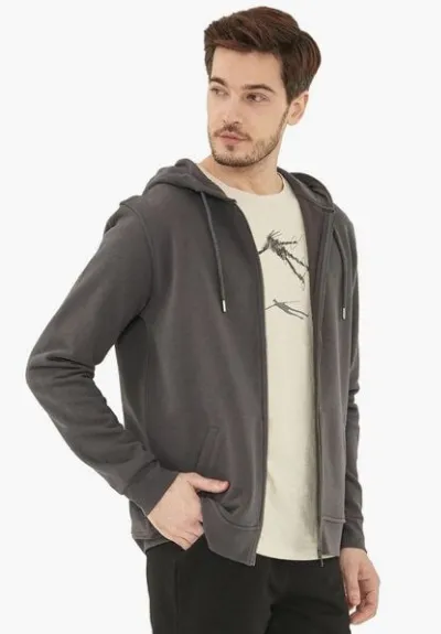 ORGANICATION ORGANICATION Sweatjacke aus Bio-Baumwolle