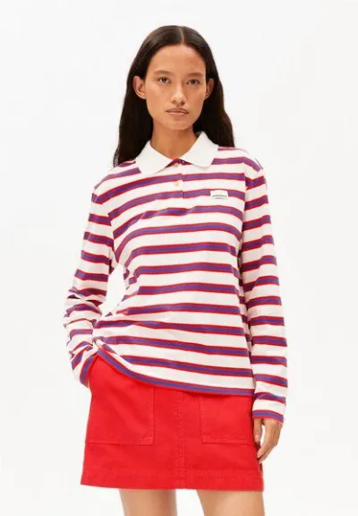 ARMEDANGELS ARMEDANGELS STRIPE POLO Damen Longsleeve aus Bio-Baumwolle