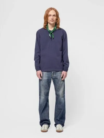 Nudie Jeans Nudie Jeans Herren Langarm-Shirt aus Biobaumwolle LS Henley