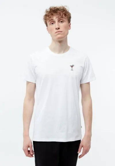 Givn Berlin Givn Berlin T-Shirt GBCOLBY (COCKTAIL) aus Bio-Baumwolle mt Stickerei