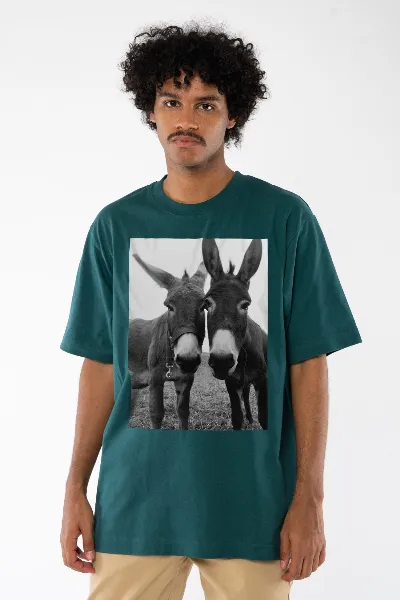 GREEN SHIRTS Donkey Relaxed Fit T-Shirt für Männer