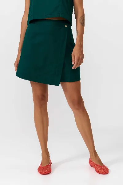 SUITE13LAB SUITE13LAB Damen vegan Rock Polo Deep Green