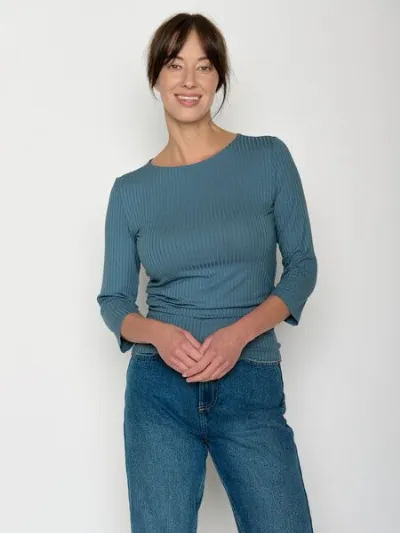 GreenBomb GREENBOMB Basic Refined - Sportliches Longsleeve aus LENZING TENCEL Mix / Fair & Vegan