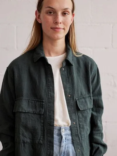 TWOTHIRDS TWOTHIRDS Overshirt Vegan NACULA aus Bio-Baumwolle