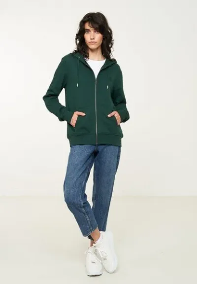 recolution Damen Sweatjacke aus Bio-Baumwolle - DAHLIA - recolution