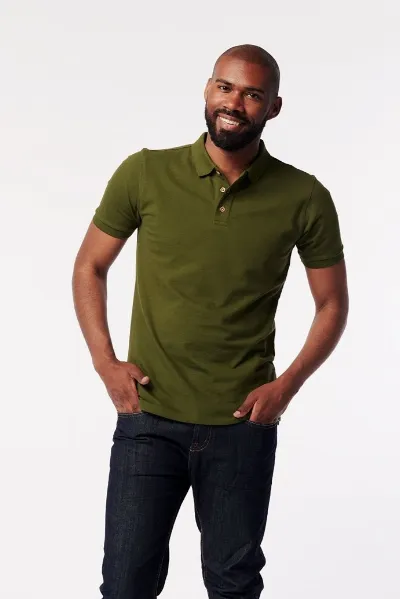 SKOT SKOT Herren vegan Polo Forest Green