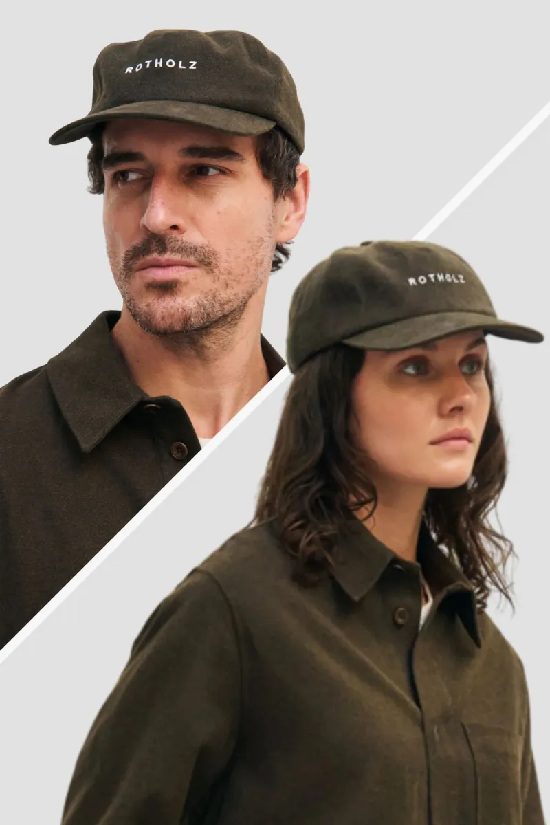 Rotholz Cap Floppy Flannel Braun