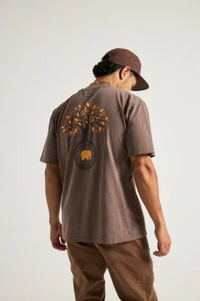 Trendsplant Trendsplant Fafe Pigment T-Shirt Chestnut
