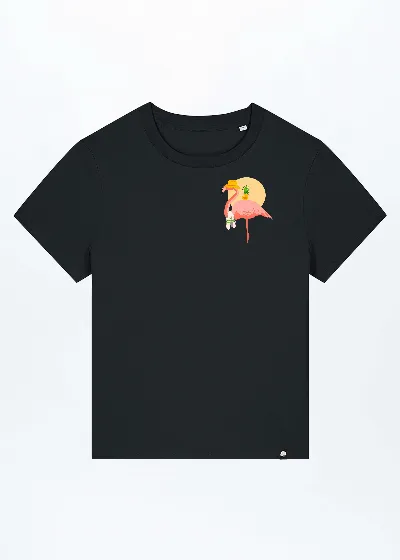 GREEN SHIRTS Flamingo Summer Damen T-Shirt aus Bio Baumwolle