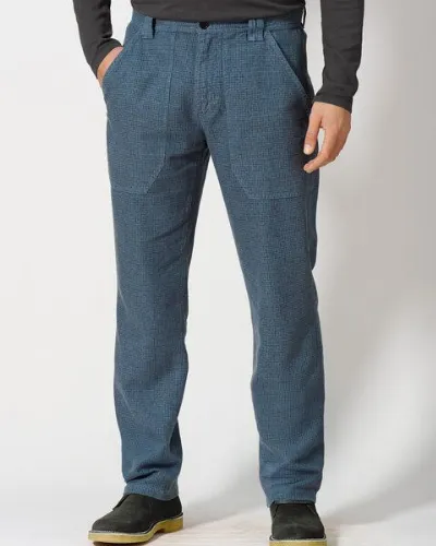 HempAge HempAge Herren Hose Pepita Hanf/Biobaumwolle