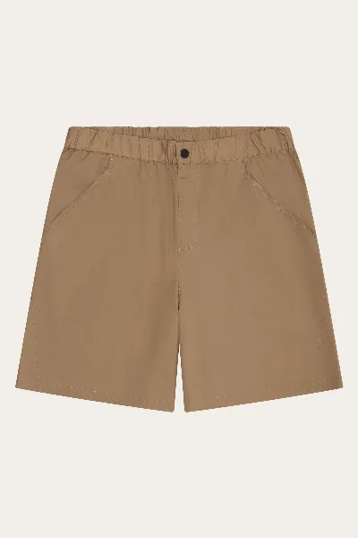 KnowledgeCotton Apparel KnowledgeCotton Apparel Herren vegan Shorts Herren Storm Relaxed Vent Ripstop 90 Tuffet Brown
