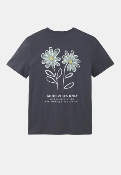 recolution Herren T-Shirt aus Bio-Baumwolle - AGAVE GOOD VIBES - recolution