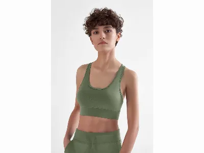 TRUE NORTH TRUE NORTH Damen-Sport-BH, grün,
