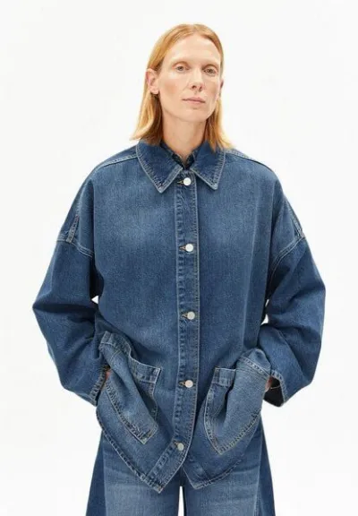 ARMEDANGELS ARMEDANGELS DRAAPY DENIM Damen Jeansjacke aus TENCEL Lyocell Mix