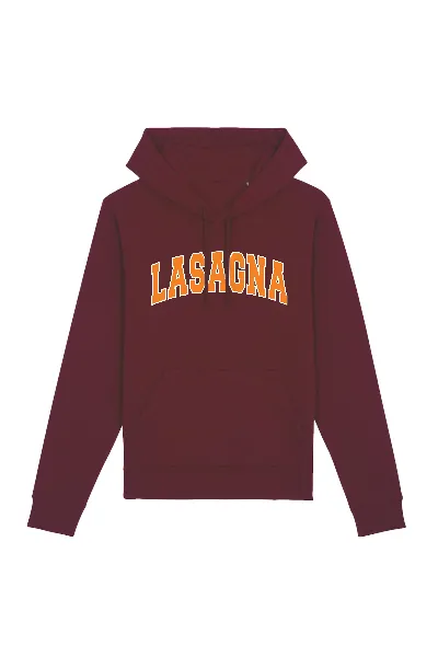 Oat Milk Club Oat Milk Club Damen vegan Hoodie Lasagne Burgunderrot