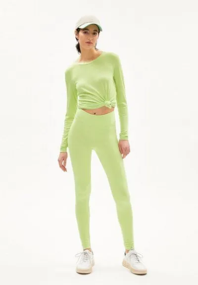 ARMEDANGELS ARMEDANGELS FARIBAA LOGO - Damen Leggings aus Bio-Baumwoll Mix