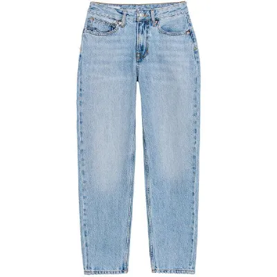 Kings Of Indigo Kings Of Indigo Jeans Caroline Cropped Mid Rise Tapered Blue Reef Super Light Used