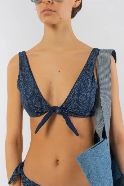 Bleed Bikini Wende Top aus ECONYL™, Recycled