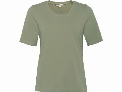 Living Crafts Living Crafts Bio-Damen-T-Shirt TABERA mit Rundhalsausschnitt, sage,