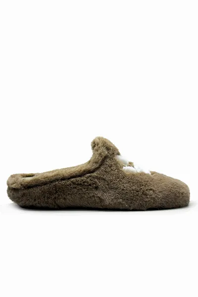 thies thies Damen vegan Hausschuhe Rec Paw Camel