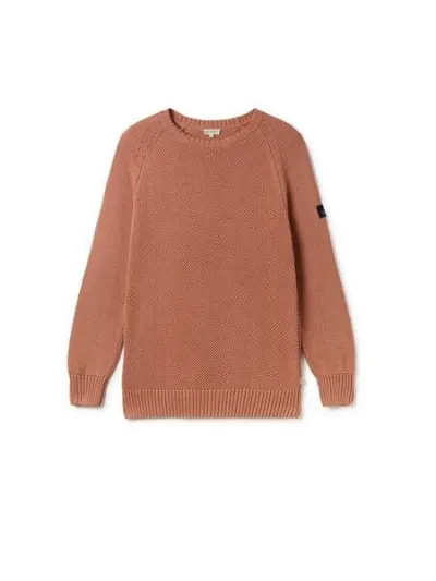 TWOTHIRDS TWOTHIRDS Tortuga Strick Blue Ocean, Brick und Mustard