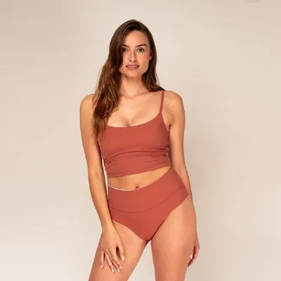 Woodlike Ocean Woodlike Ocean Evolve Long Top - white / rose brown / lila