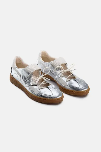 SAYE SAYE Damen vegan Sneaker M70 Muse Silber