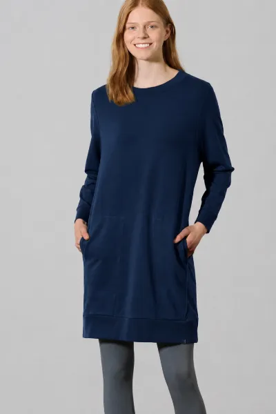 HempAge Hempage Damen vegan Sweatshirt In Marine