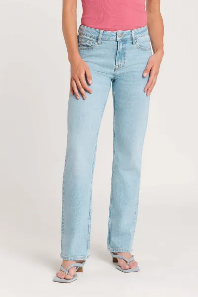 Kings Of Indigo Kings of Indigo Damen vegan Jeans Emiko Sander Super Light Washed Blau