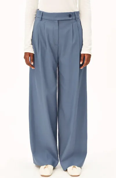 ARMEDANGELS ARMEDANGELS Damen vegan Hose Kaayua Dusty Moon Blue
