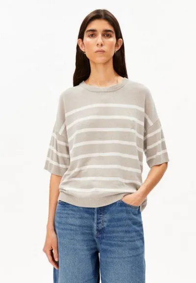 ARMEDANGELS ARMEDANGELS STRIPE Damen Strickshirt aus Leinen-Mix