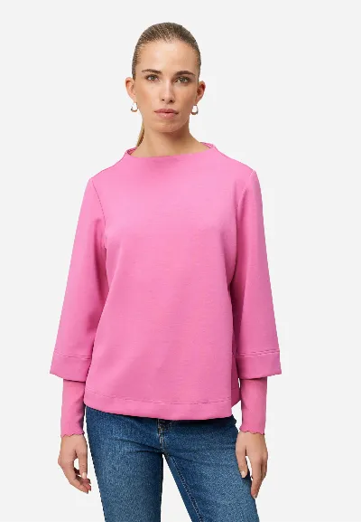zero Sweatshirt mit weiten Ärmeln