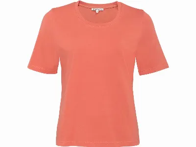 Living Crafts Living Crafts Bio-Damen-T-Shirt 'TABERA' mit Rundhalsausschnitt, poincana red,