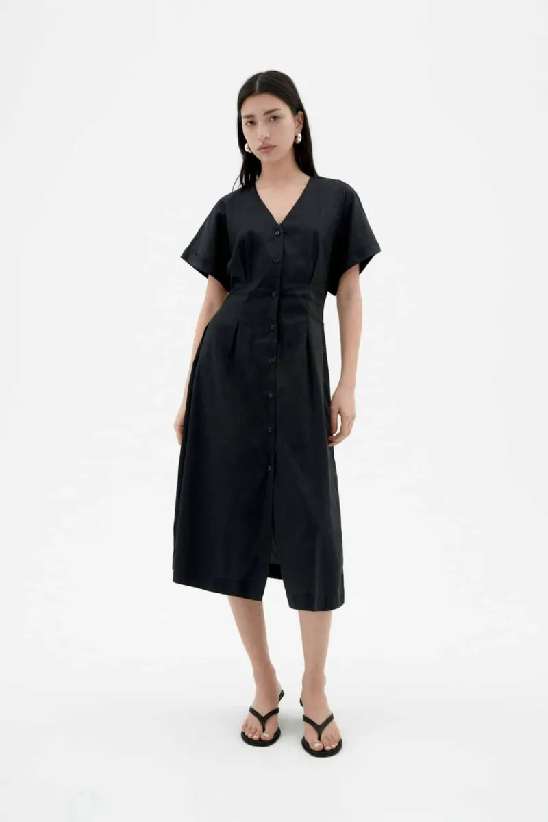 Thinking MU Kleid Laura Schwarz
