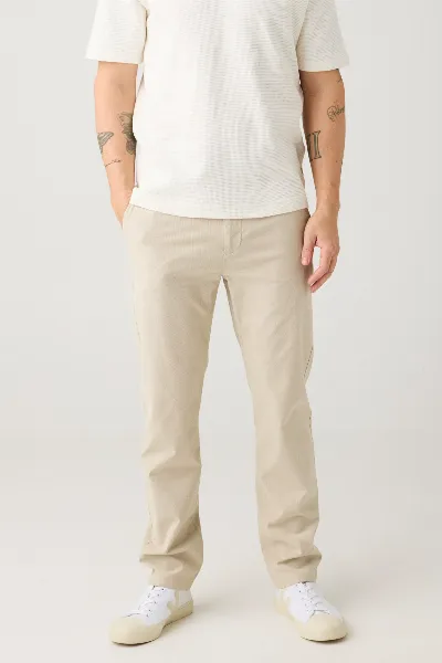 KnowledgeCotton Apparel KnowledgeCotton Apparel Herren vegan Hose Chuck Regular Twill
