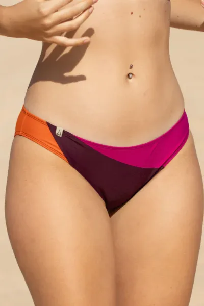 Inaska Inaska Damen vegan Bikiniunterteile Chill Leftover Fusion Orange/Berry/Pink