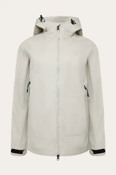 KnowledgeCotton Apparel KnowledgeCotton Apparel Damen vegan Jacke Damen Vent Canvas 200 Shell Light Feather Gray