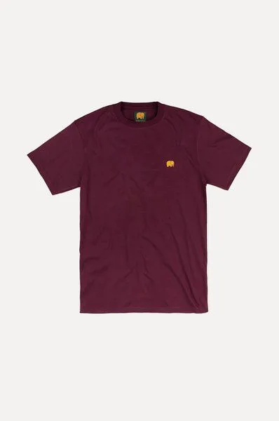 Trendsplant Trendsplant Organic Essential T-Shirt Burgundy