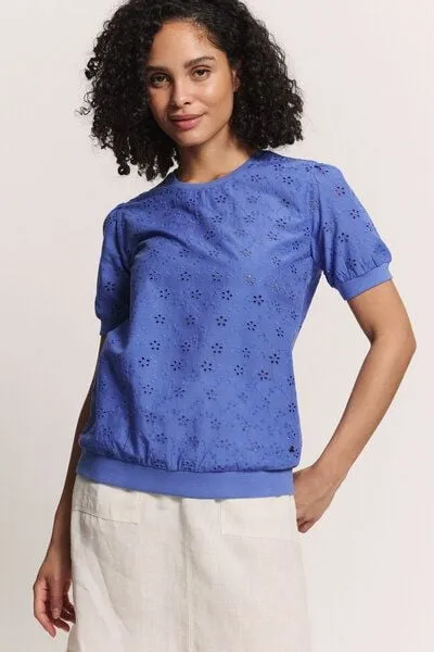 TRANQUILLO TRANQUILLO Bluse Leeaa in Lace Optik aus Baumwolle (1180004)