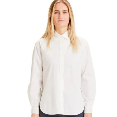KnowledgeCotton Apparel KnowledgeCotton Apparel Bluse Juniper loose long Shirt