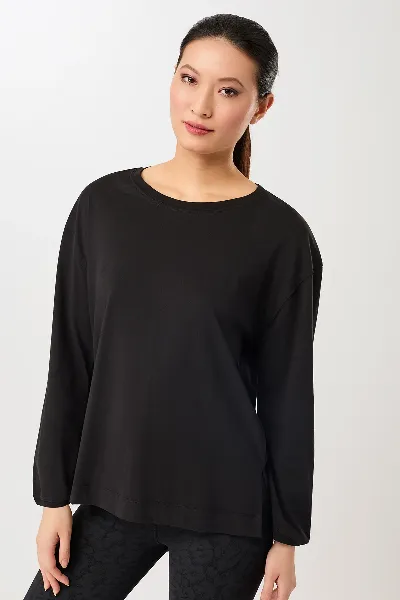 mandala MANDALA Damen vegan Longsleeve Weit