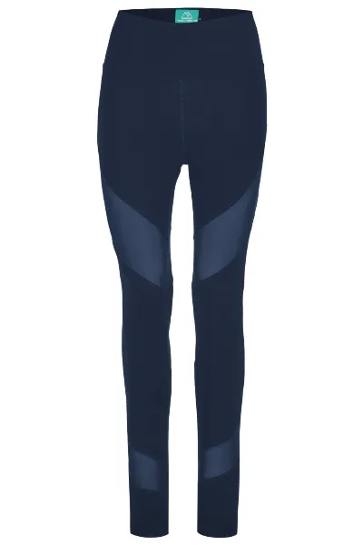 nice to meet me nice to meet me Damen vegan Energy Legging Mesh Night Sky