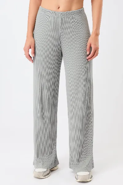 mandala MANDALA Damen vegan Hose Cozy Days Heather Grey