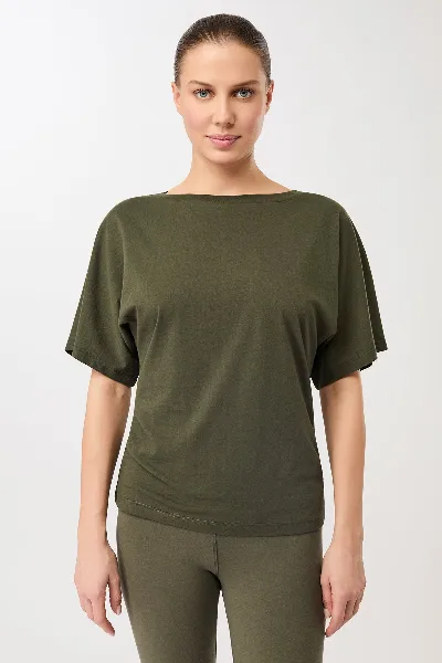 mandala MANDALA Damen vegan T-Shirt Butterfly Leaf