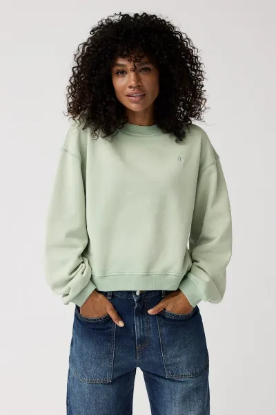 Alchemist Alchemist Damen vegan Pullover Isla Dunkel Salbei