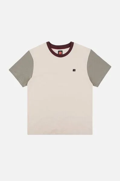 Trendsplant Trendsplant Color Block T-Shirt Pale Glow/Iron Veil