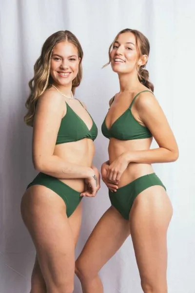 OCEANCHILD OCEANCHILD Damen vegan Bikinioberteil Jamila Palm Green