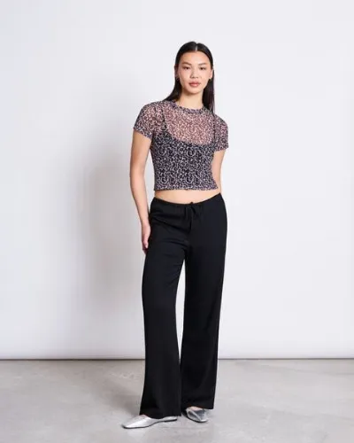 JAN N JUNE JAN N JUNE Mesh T-Shirt EVIE