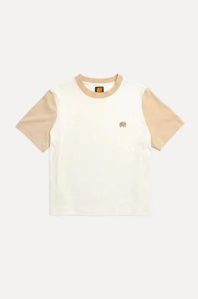 Trendsplant Trendsplant Women's Color Block T-Shirt Natural