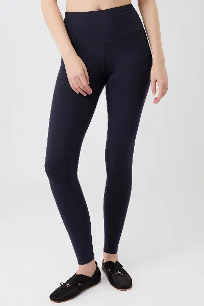 mandala MANDALA Damen vegan Legging Best Loved Night Himmelblau